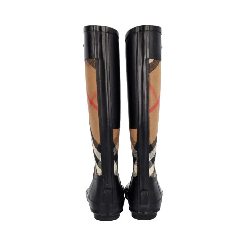 BURBERRY CLEMENCE SIGNATURE CHECK RAIN BOOTS