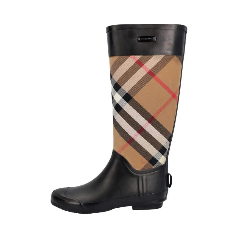 BURBERRY CLEMENCE SIGNATURE CHECK RAIN BOOTS