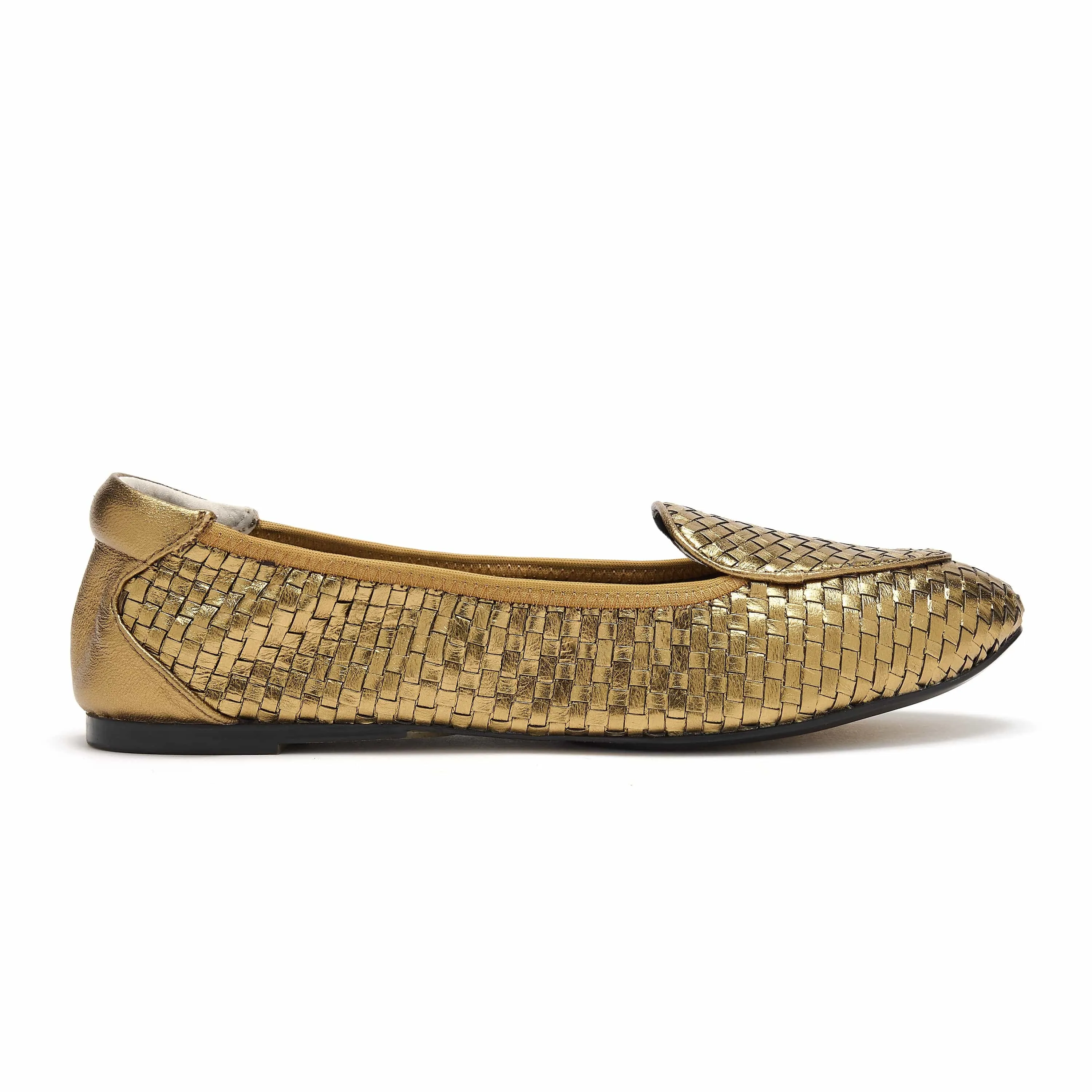 Clapham - Bronze Woven Leather Loafer (EU36 )