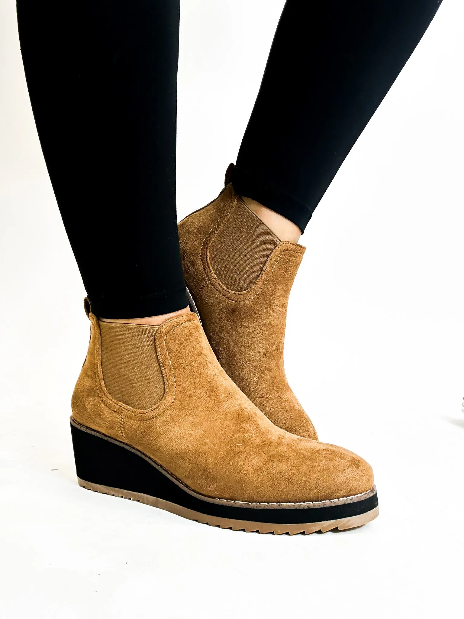 Corky's Tobacco Faux Suede Love You a Latte Boots FINAL SALE