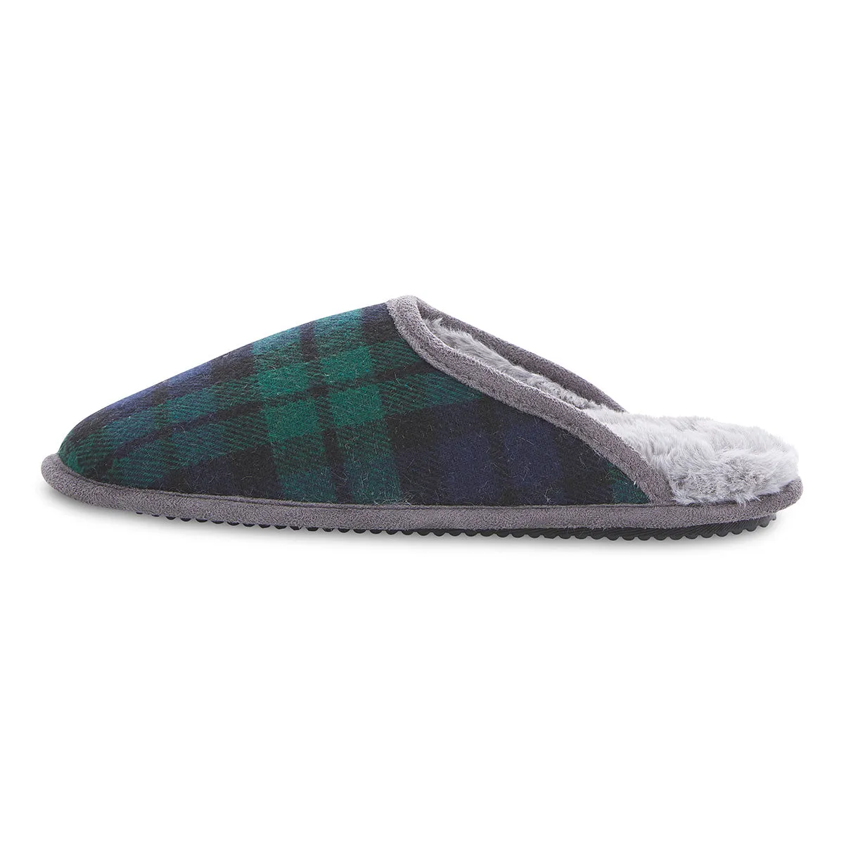 Floopi Womens Kelly Plaid Scuff Slippers