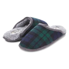 Floopi Womens Kelly Plaid Scuff Slippers