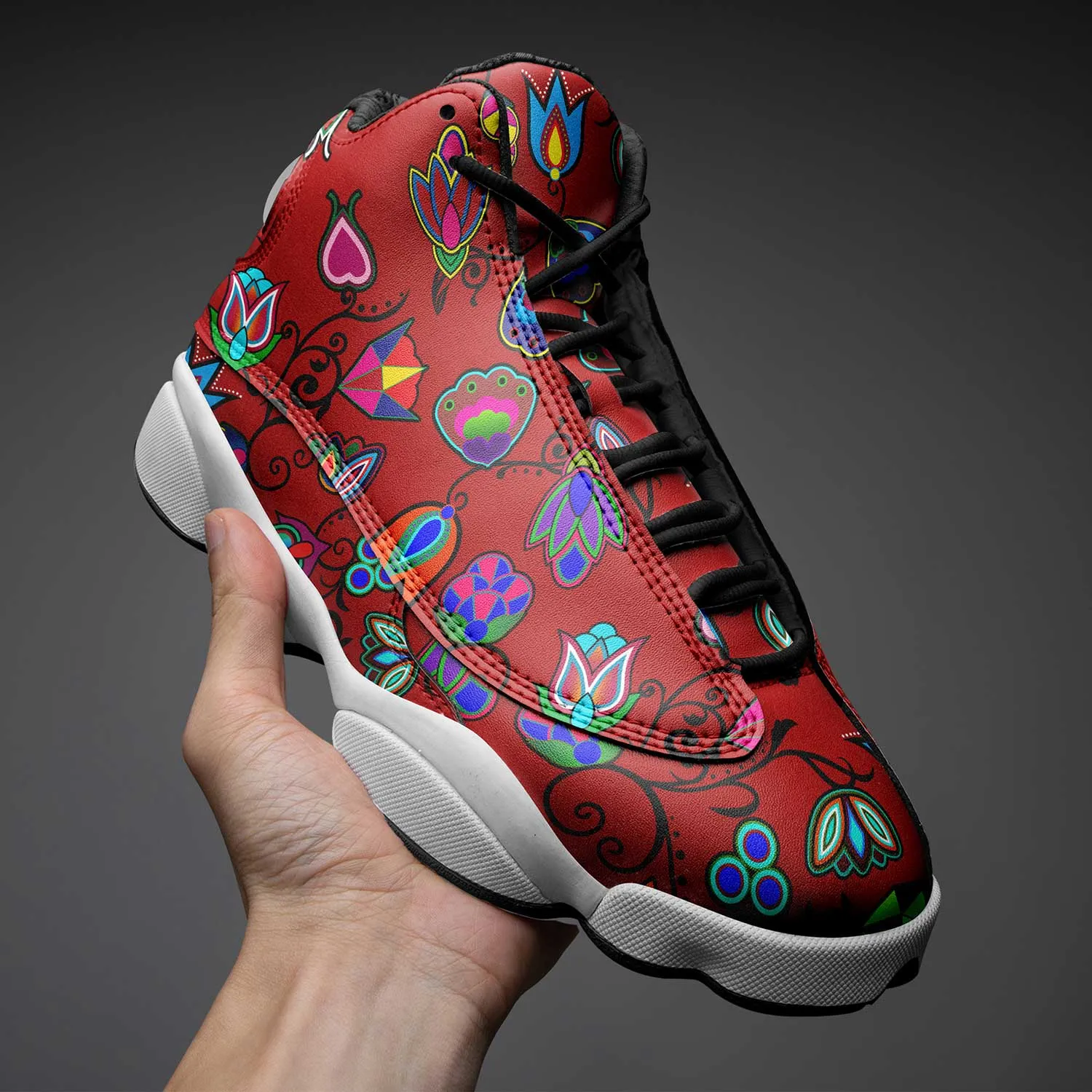 Indigenous Paisley - Dahlia Isstsokini Athletic Shoes