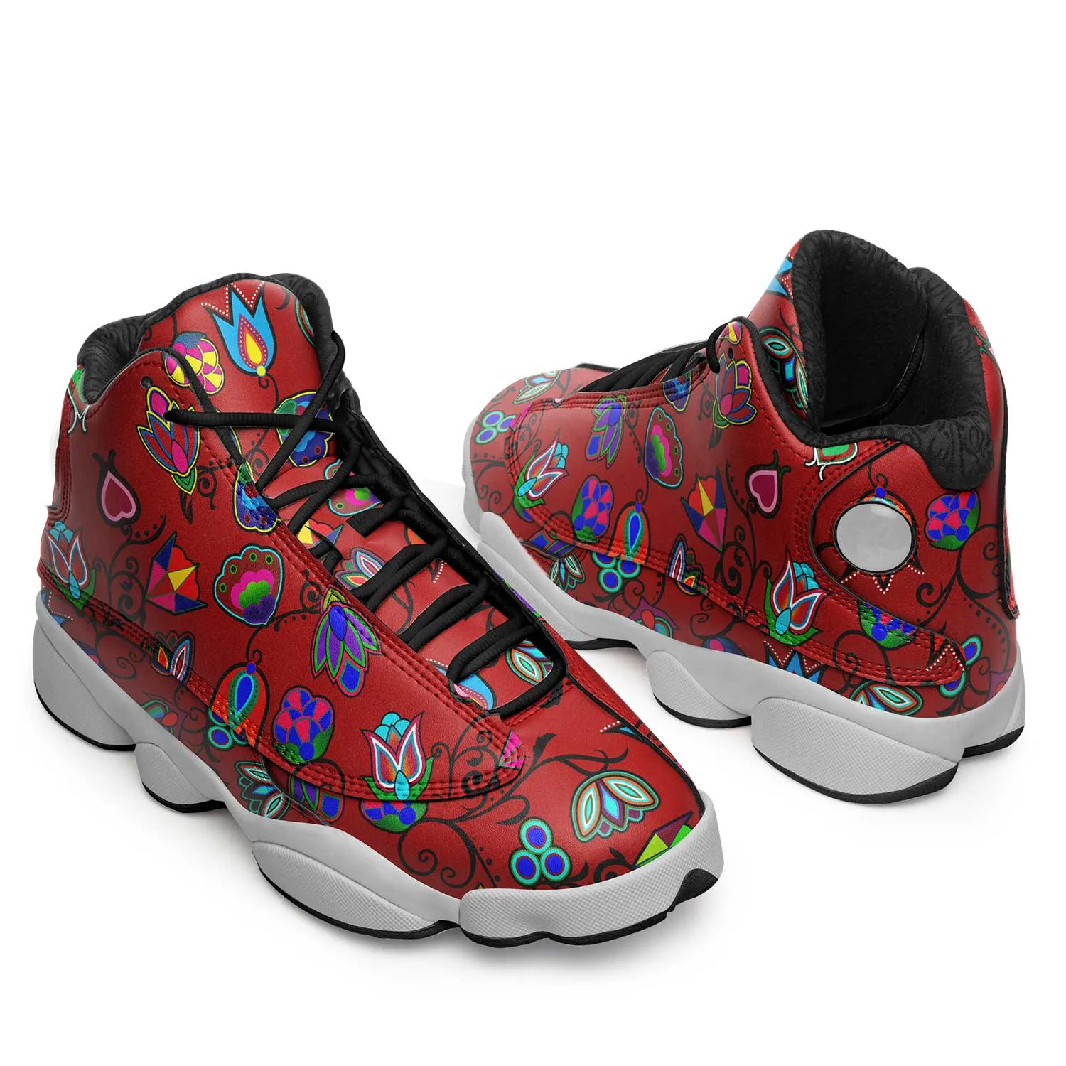 Indigenous Paisley - Dahlia Isstsokini Athletic Shoes