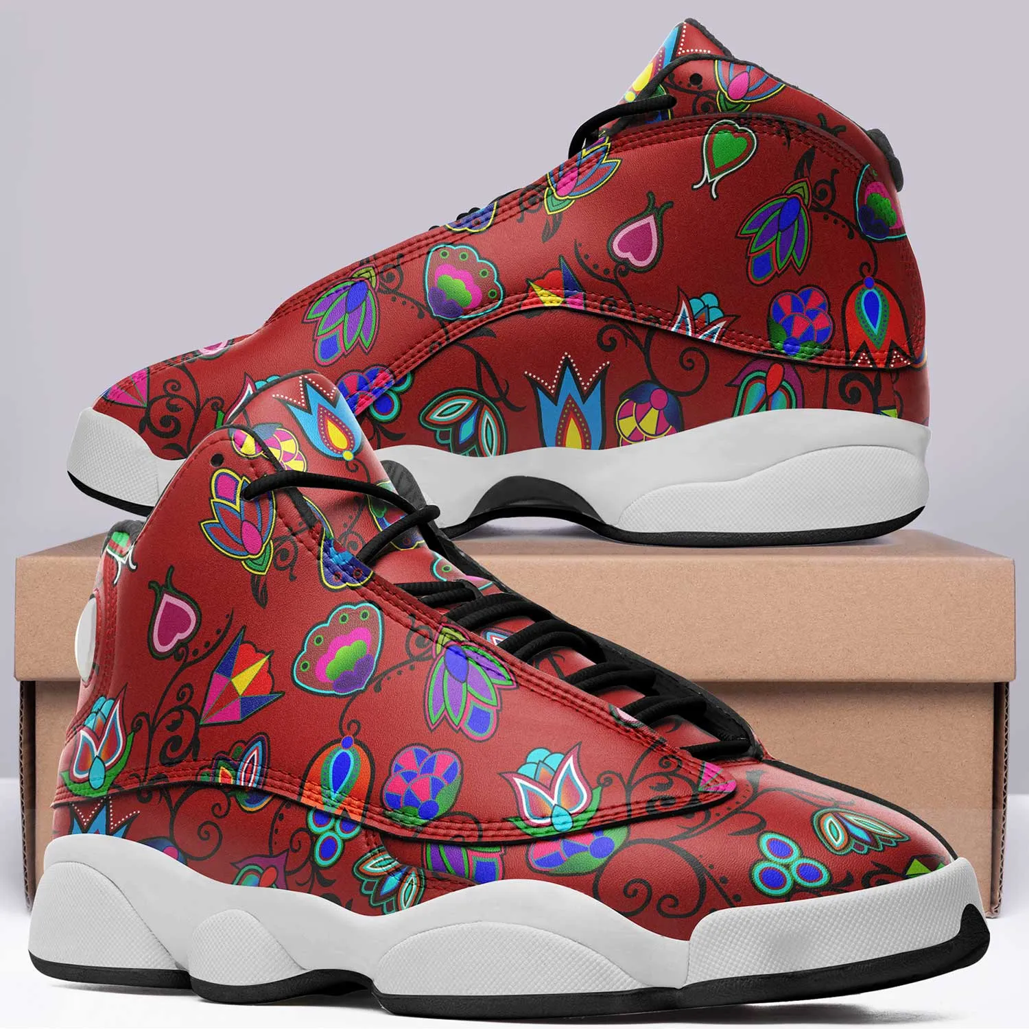 Indigenous Paisley - Dahlia Isstsokini Athletic Shoes