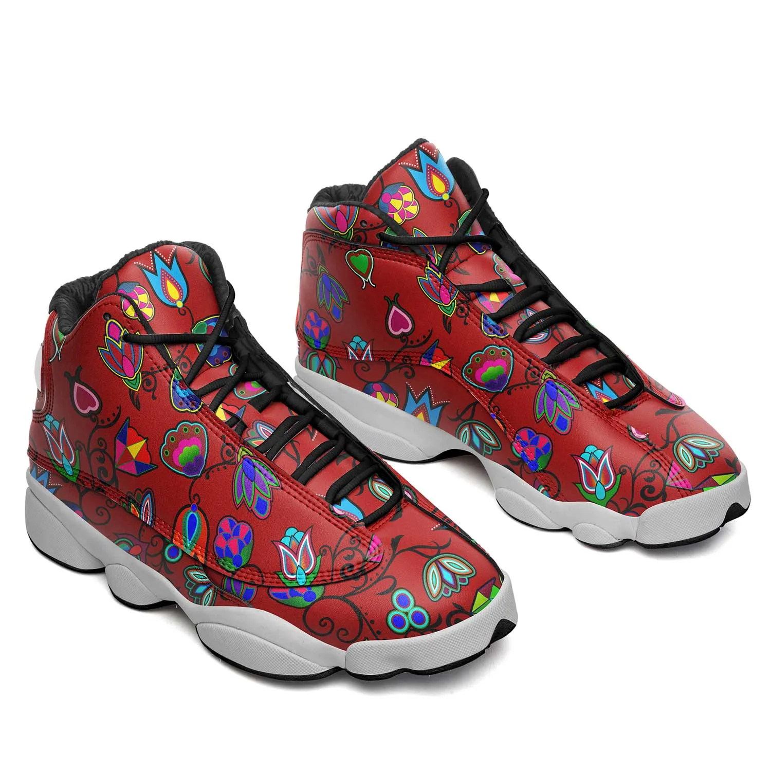 Indigenous Paisley - Dahlia Isstsokini Athletic Shoes