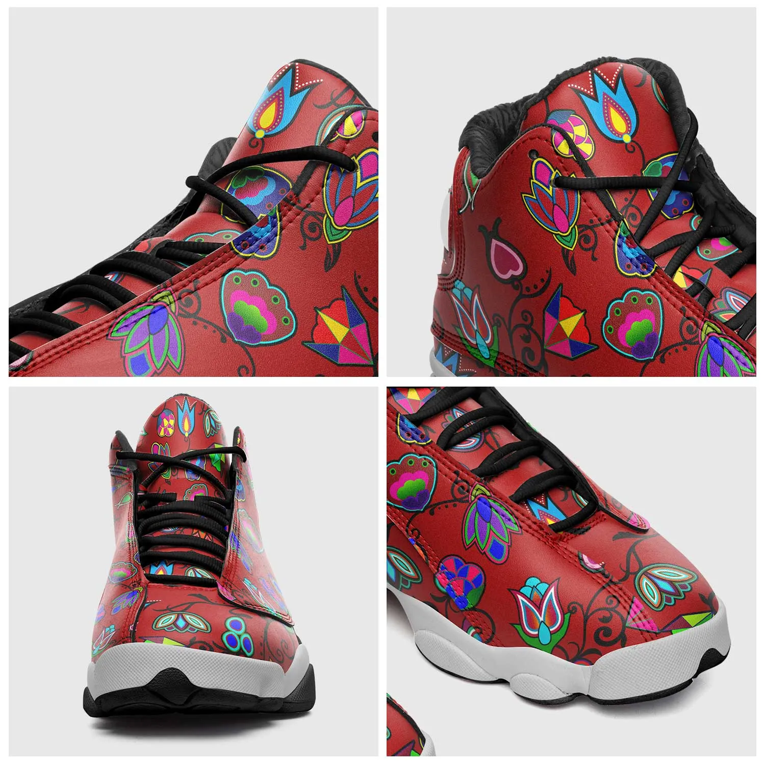 Indigenous Paisley - Dahlia Isstsokini Athletic Shoes
