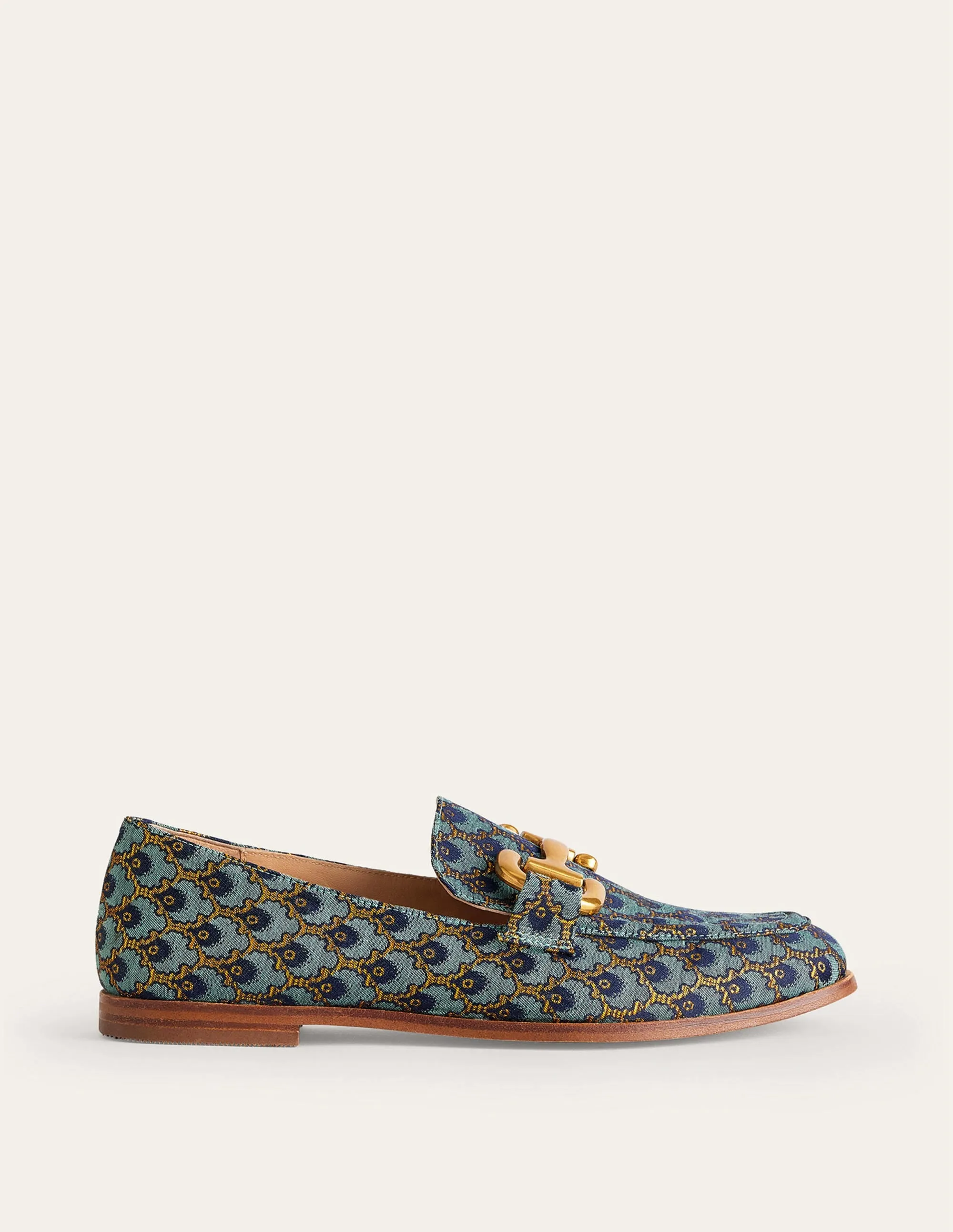 Iris Snaffle Loafers-Jacquard