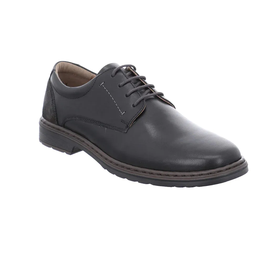 Josef Seibel Men's Alastair 01 Leather Loafer Shoes Black