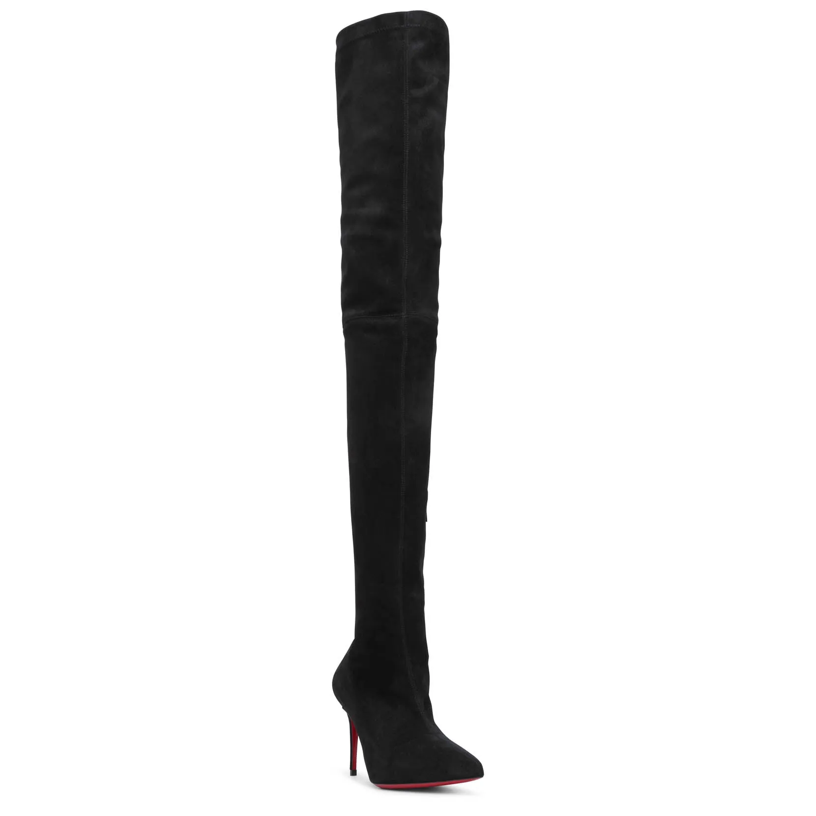 Kate Botta Alta 85 black suede stretch boots