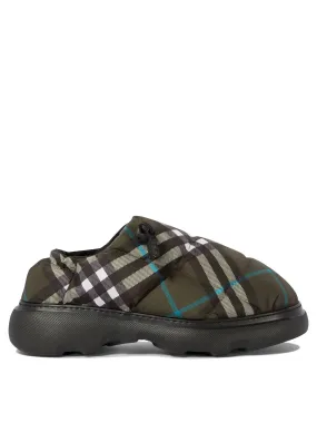 Men's "pillow" Slippers in Green | Size 41 | 8092648
