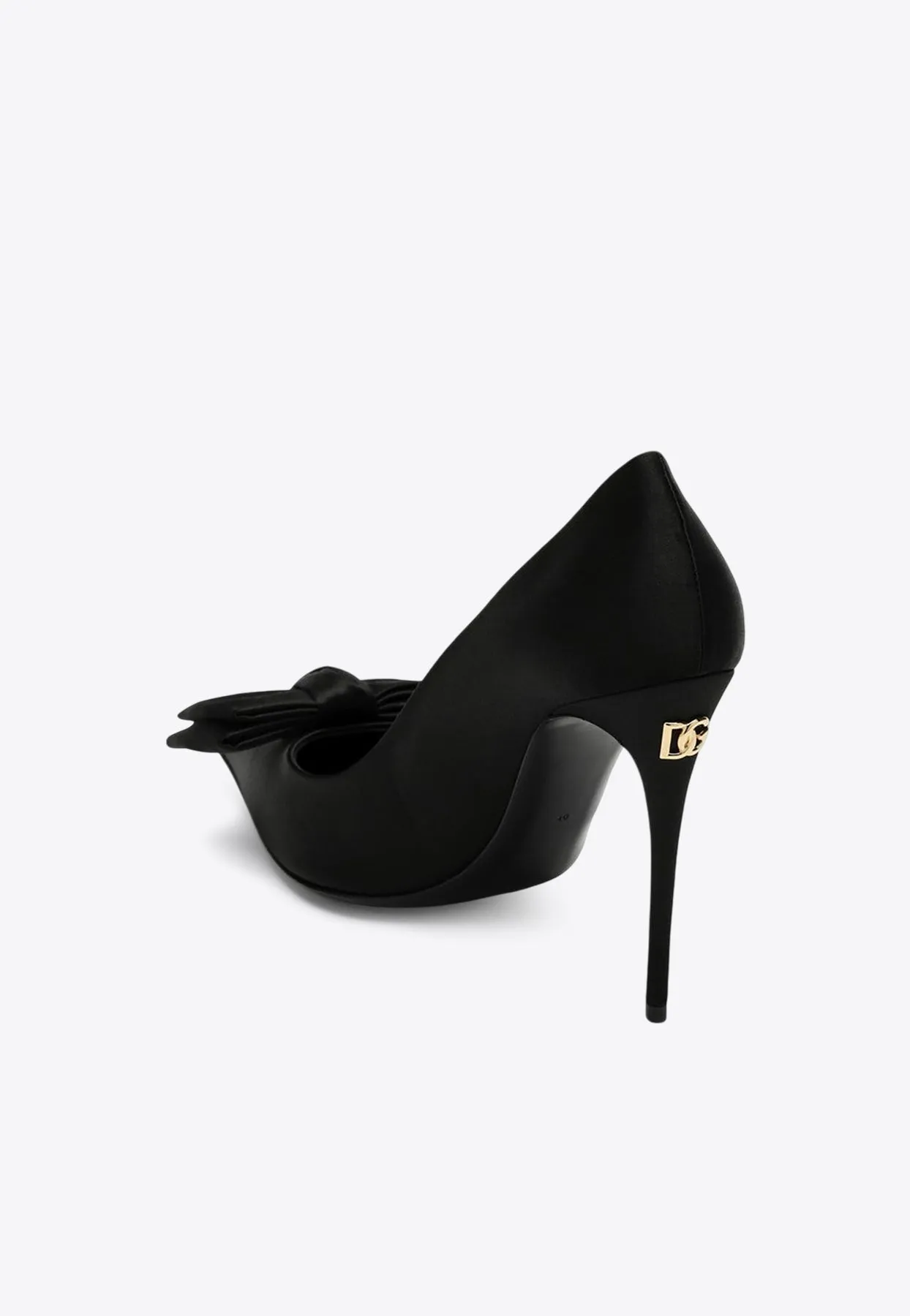 Mun 105 Satin Bow Pumps
