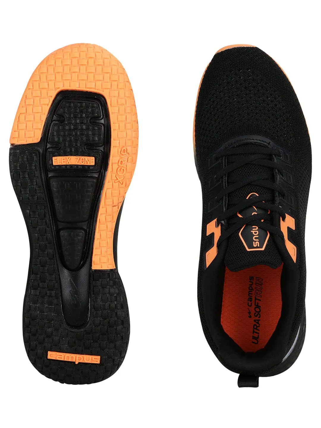 PARADISE Black Men's Running Shoes