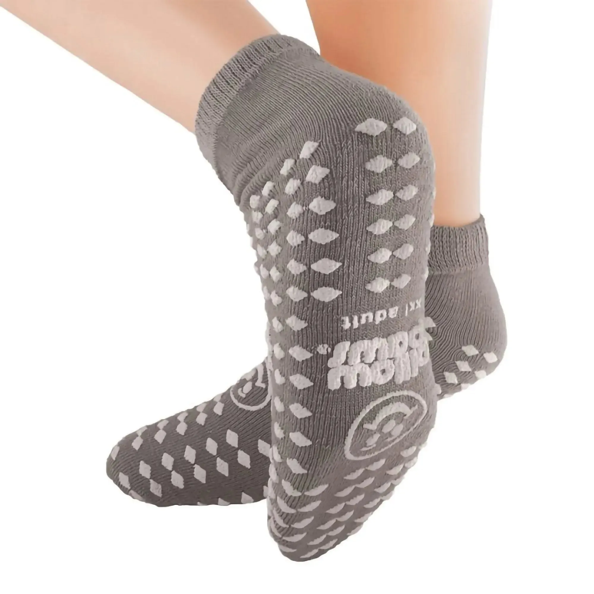 Pillow Paws® Slipper Socks Double Print, 2X-Large