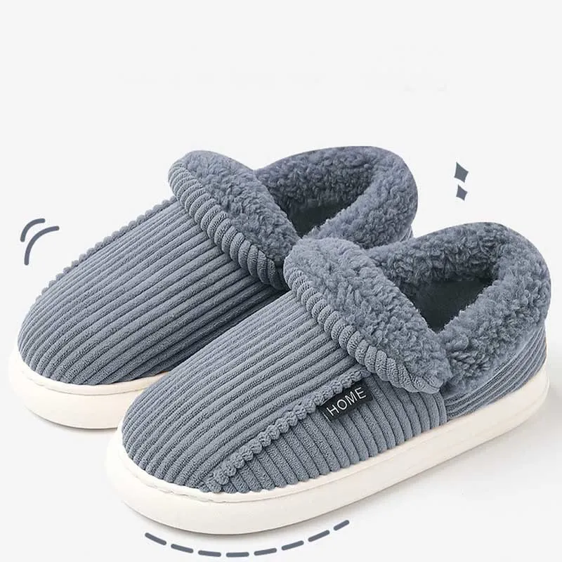 Plus Size Winter Warm Fluffy Slippers