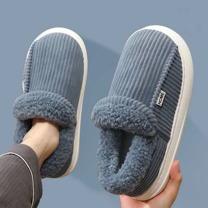 Plus Size Winter Warm Fluffy Slippers
