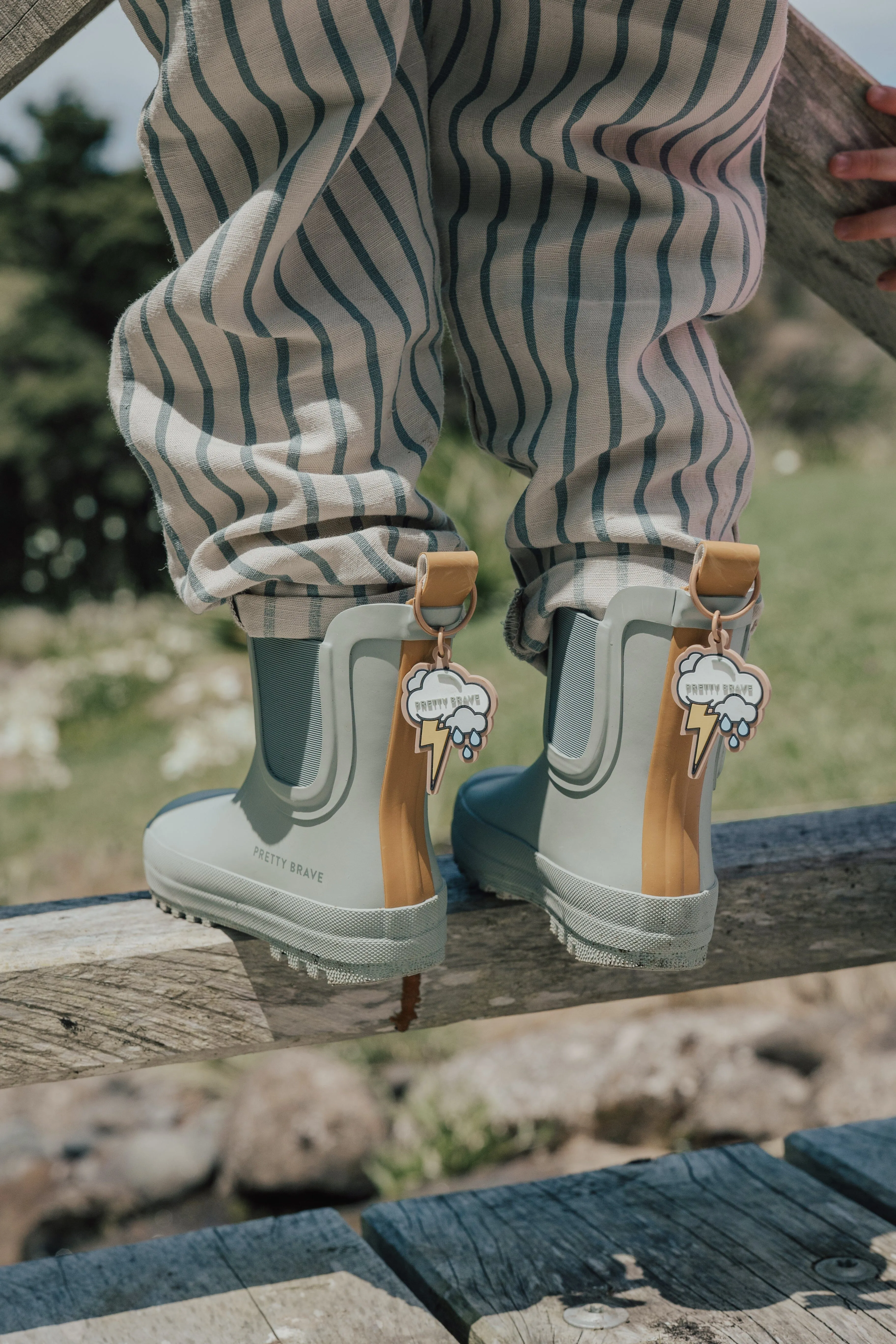 Pretty Brave Puddle Boot - Sage - UNBOXED