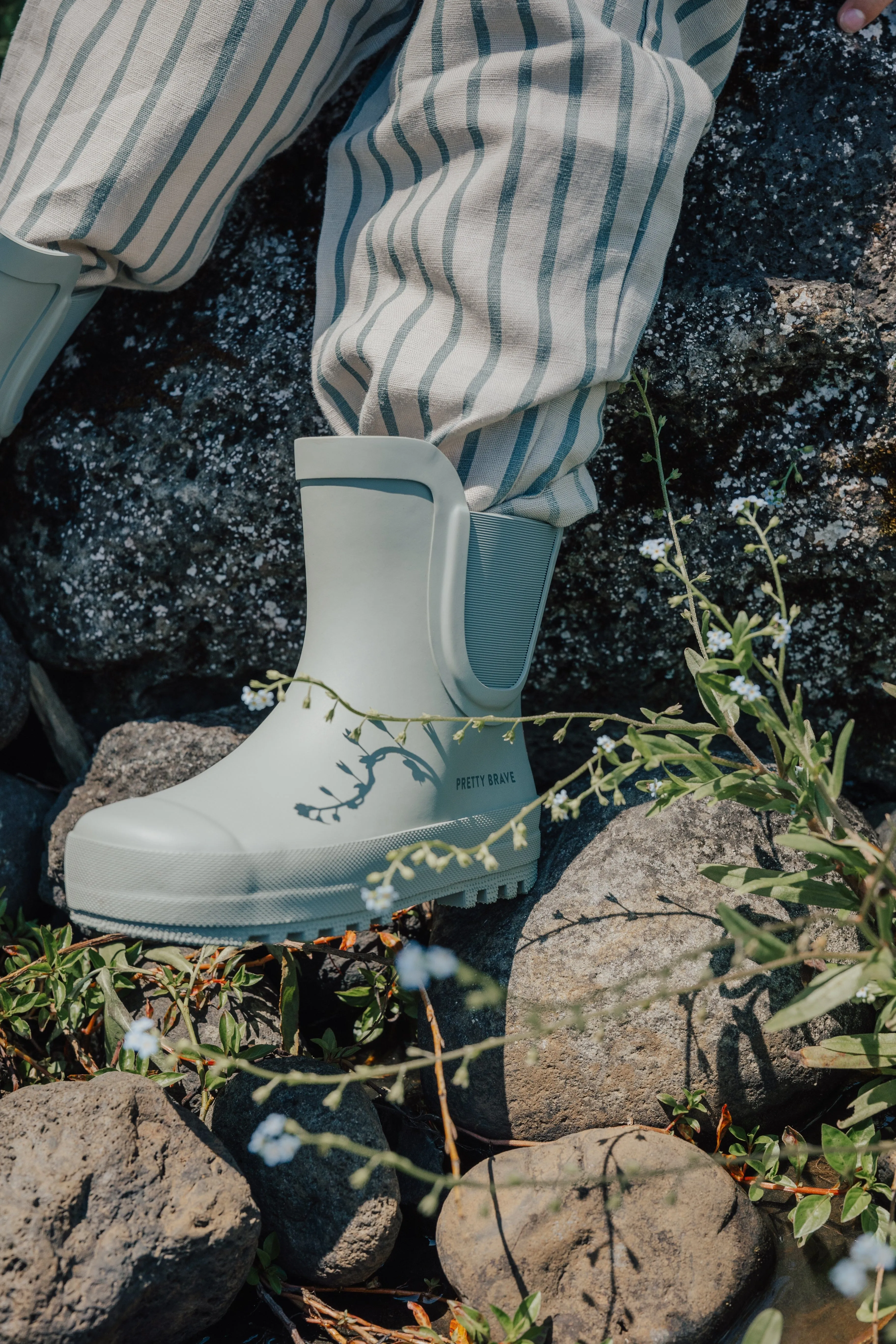 Pretty Brave Puddle Boot - Sage - UNBOXED