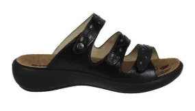 Romika Women's Ibiza 66 Sandals- Black