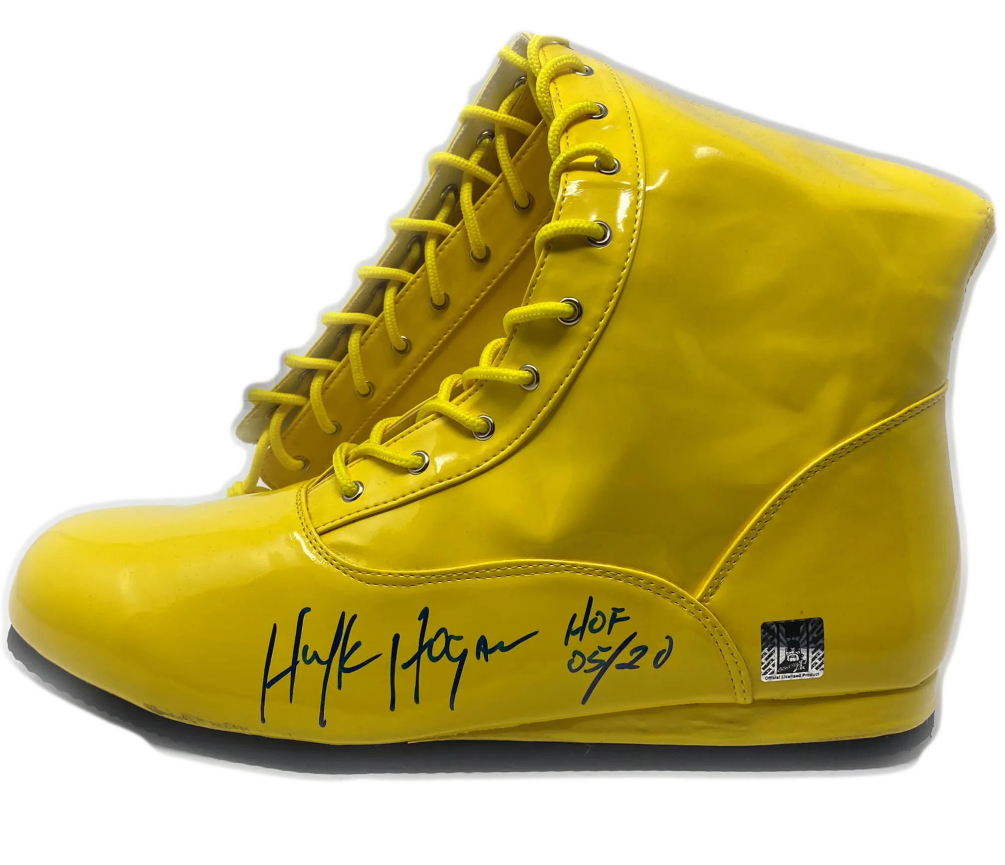 Signed wrestling boot