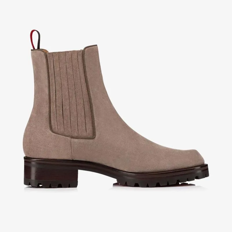 Slip-On Light Gray Boot