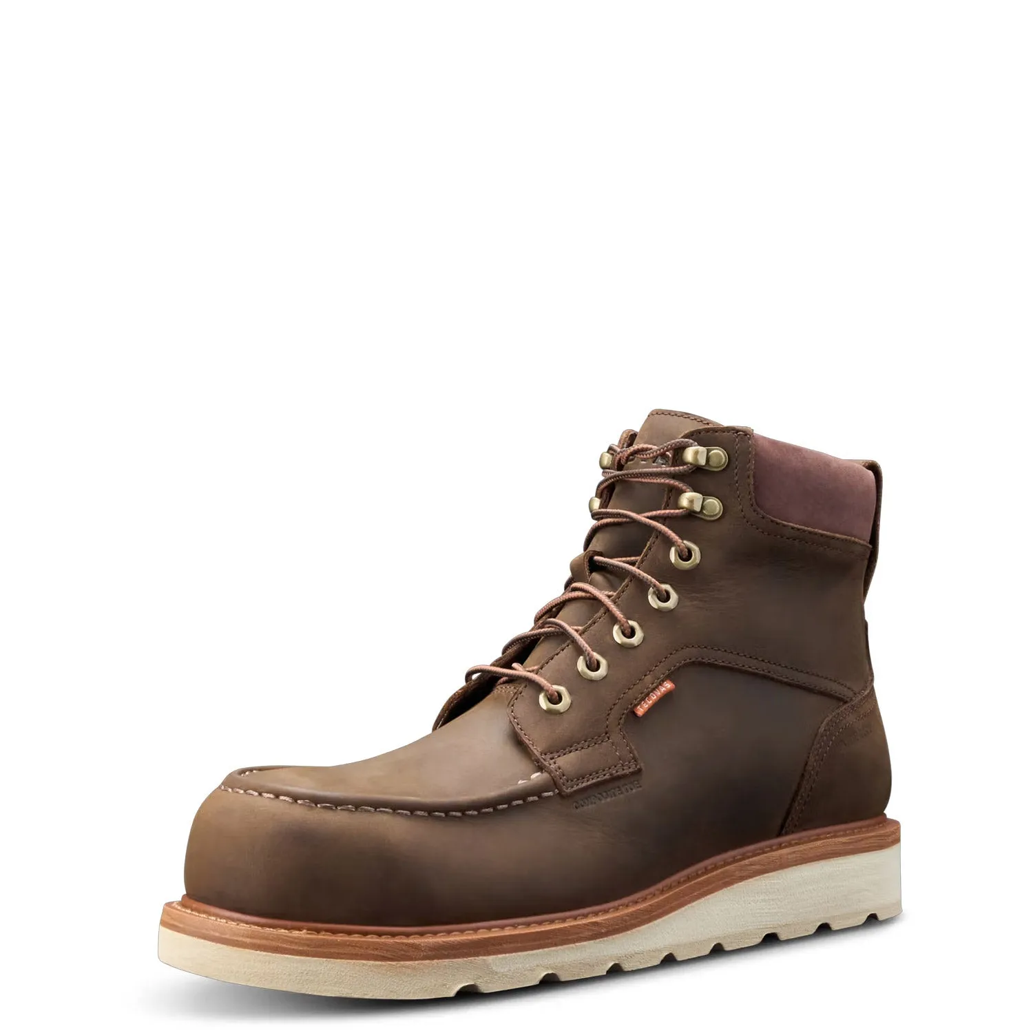 Tecovas Men's LongHaul 6" Waterproof Moc Comp Toe Work Boot