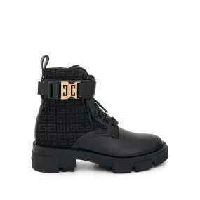 Terra Boot in 4G Embroidered Monogram in Black