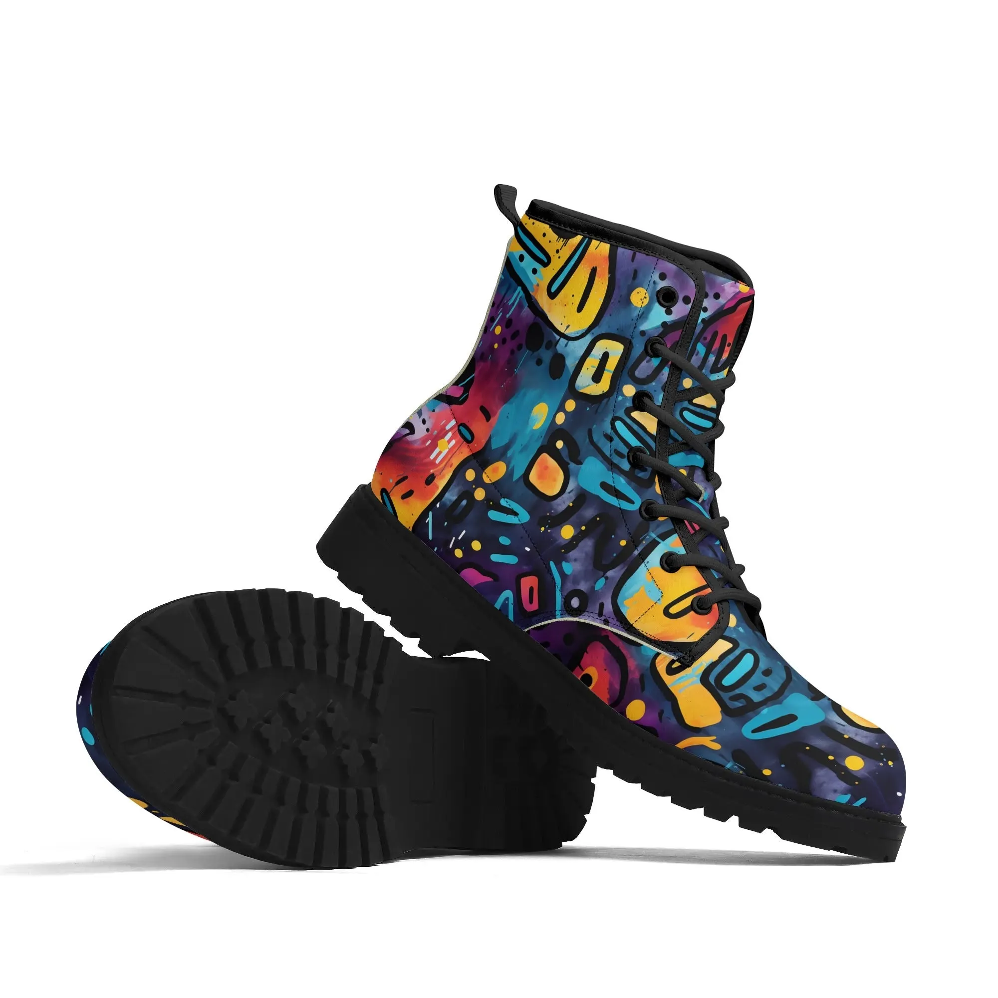 Treadz Signature Boots - Black Grunge