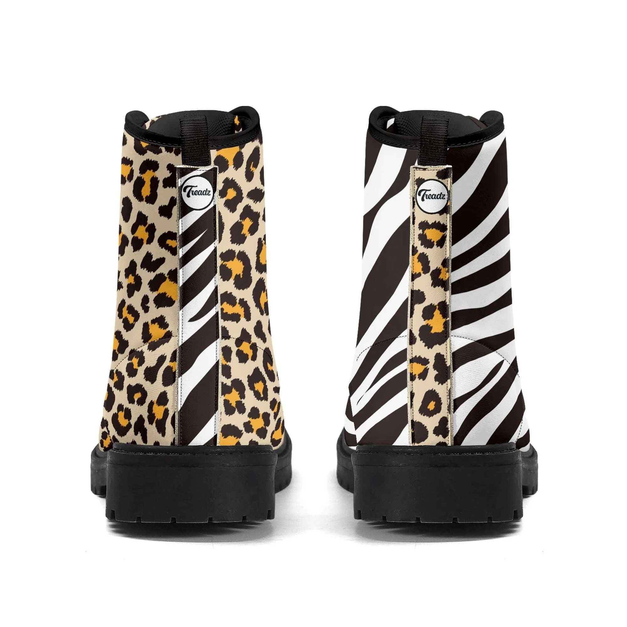 Treadz Women's Signature Mismatched Boots - Safari