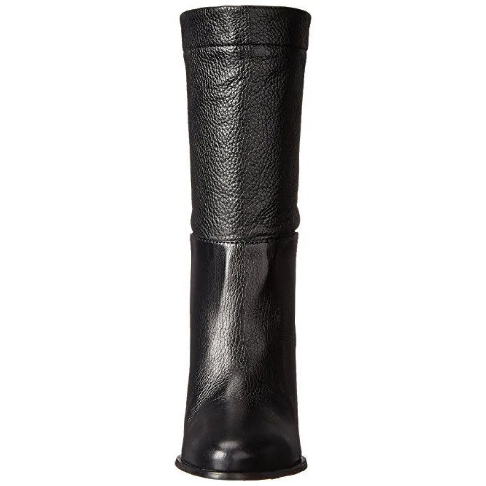 Vince Camuto Signature Womens Orton Black Leather Ankle Boot